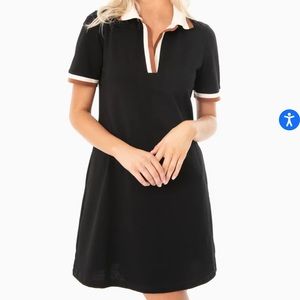 Tuckernuck Black Hutton Polo Dress - New Never Worn